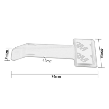 Kampinis klipsas – plastmasinis laikiklis bilietams, čekiams, parkavimo bilietams ir vizitinėms kortelėms