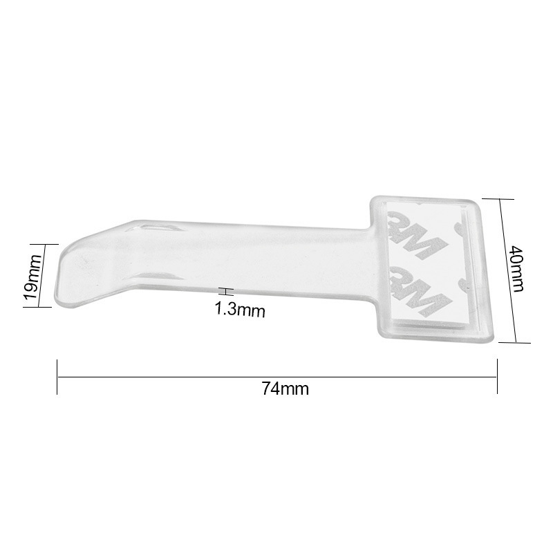 Kampinis klipsas – plastmasinis laikiklis bilietams, čekiams, parkavimo bilietams ir vizitinėms kortelėms