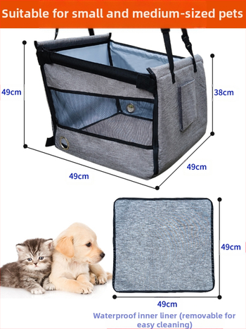 Automobilio sėdynė šunims, medinė medžiaga