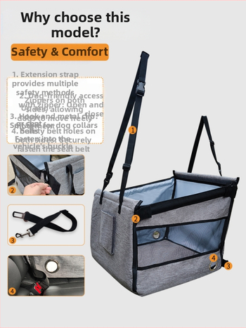 Automobilio sėdynė šunims, medinė medžiaga