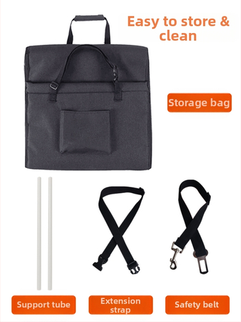 Automobilio sėdynė šunims, medinė medžiaga