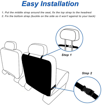 Чанта за съхранение на задната част на автомобилния седал, Oxford плат, монтаж чрез щепсел, стил окачващ стикер