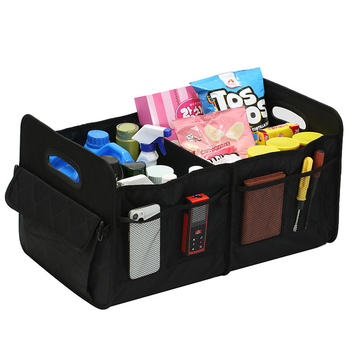 Кутия за багажник на автомобил, Oxford плат, водоустойчива, сгъваема, с дръжка