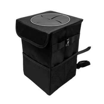 JF водоустойчив сгъваем кош за отпадъци за задната седалка, 6 л, EVA вътрешна подплата, Oxford 600D плат, универсална съвместимост