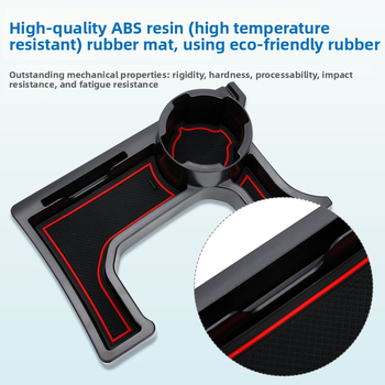 Конзолна кутия за съхранение с държач за чаши — ABS кополимер, универсална съвместимост, персонализируема с печат на лого, за Suzuki Jimny с автоматична трансмисия
