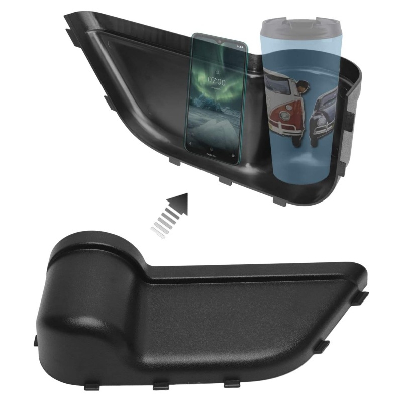 TELLIKA ABS Suport pentru pahare în ușa mașinii Wrangler JL 2018+ — agățat, personalizabil