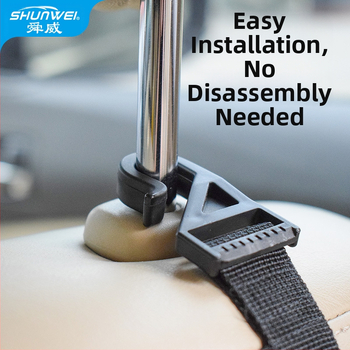 Shun Wei automobilio kilpa, iš plastiko, teleskopinė, reguliuojamo ilgio su pritaikymo galimybe, interjero dekoravimui ir saugojimui