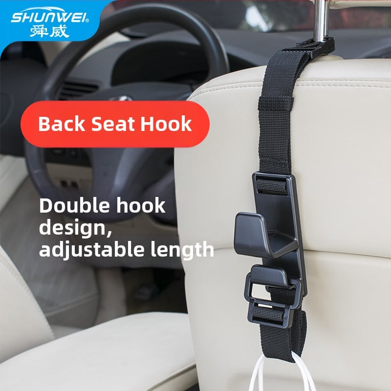 Shun Wei automobilio kilpa, iš plastiko, teleskopinė, reguliuojamo ilgio su pritaikymo galimybe, interjero dekoravimui ir saugojimui