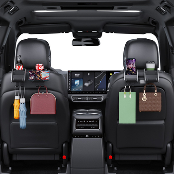 Busy lights Daugiafunkcinis puodelių laikiklis automobilio galinėje sėdynėje ir telefono laikiklis, PVC medžiaga