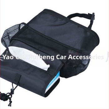 Чанта-органайзер за облегалката на задното седло на автомобил - изолираща и водоустойчива, обем 7.5 л, нетъкан текстил, универсална закачваща се
