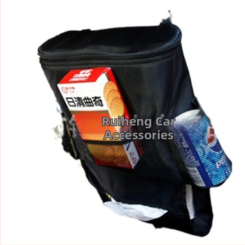 Чанта-органайзер за облегалката на задното седло на автомобил - изолираща и водоустойчива, обем 7.5 л, нетъкан текстил, универсална закачваща се