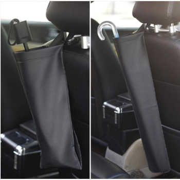 Ādas lietussarga soma, salokāma un pārnēsājama, mājām, auto un ārējai lietošanai - Materiāls: āda; Salokāms dizains; Individuāli iepakota; Piemērota dāvanai.