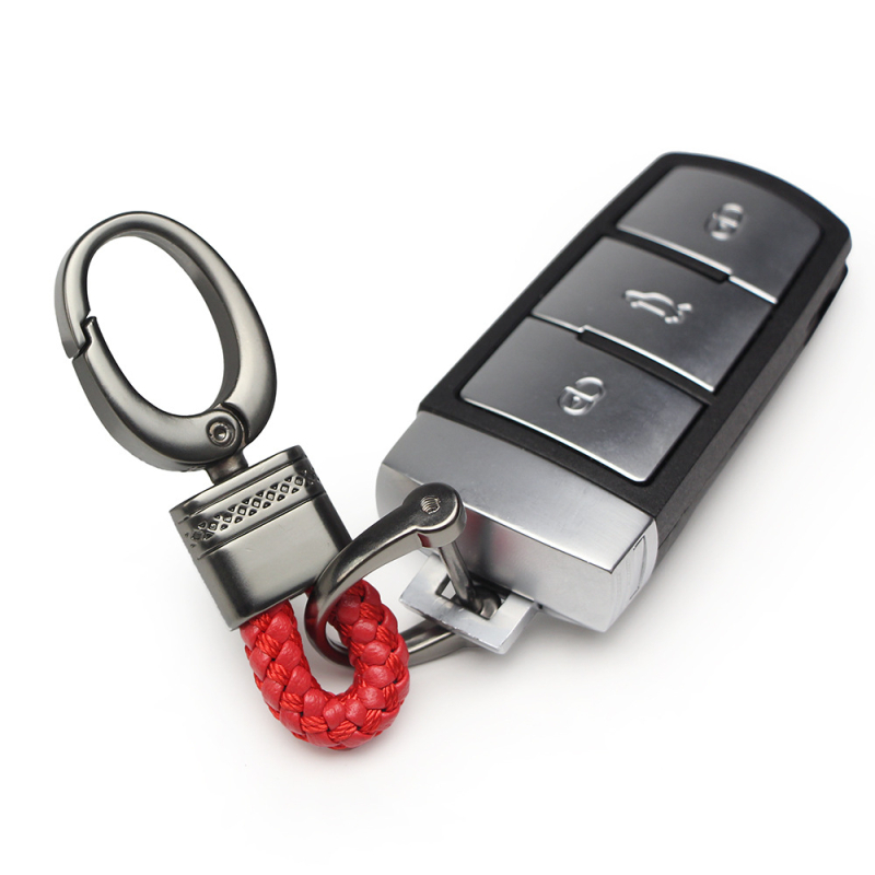 Automobilių raktų grandinė iš mikropluošto — šiuolaikiškas minimalistinis stilius, atskiras įpakavimas, tinkama kaip verslo dovana BMW, Mercedes-Benz, Audi, Volkswagen, Porsche ir Land Rover