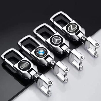 Κλειδοθήκη αυτοκινήτου από κράμα ψευδαργύρου, σειρά αυτοκινητικής μάρκας, στυλ ελαφριάς πολυτέλειας, μοντέλο 003