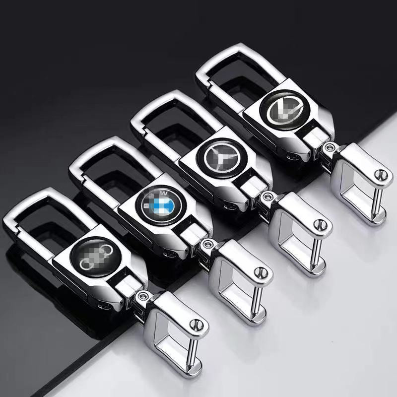 Κλειδοθήκη αυτοκινήτου από κράμα ψευδαργύρου, σειρά αυτοκινητικής μάρκας, στυλ ελαφριάς πολυτέλειας, μοντέλο 003