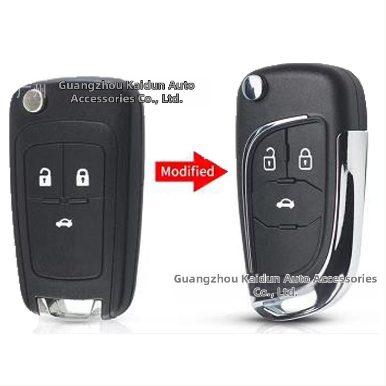 Retrofit sulankstomo rakto korpusas — ABS korpusas; rakto mentė iš gryno vario; kilmė Kinija; svoris 0.08; be nuotolinio