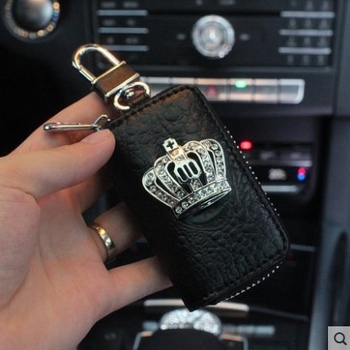 Automobilio raktų dėklas su karikatūrinės karūnos dizainu – modelis NG-003-5, raktų saugojimas