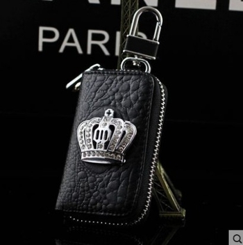 Automobilio raktų dėklas su karikatūrinės karūnos dizainu – modelis NG-003-5, raktų saugojimas