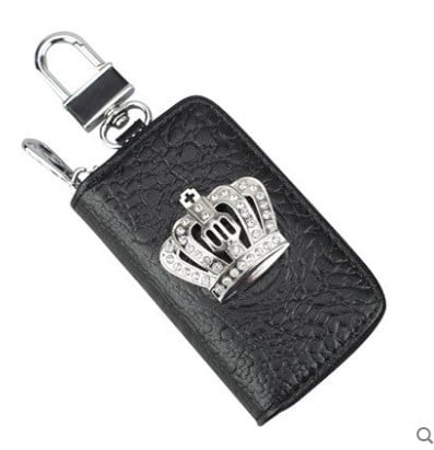Automobilio raktų dėklas su karikatūrinės karūnos dizainu – modelis NG-003-5, raktų saugojimas