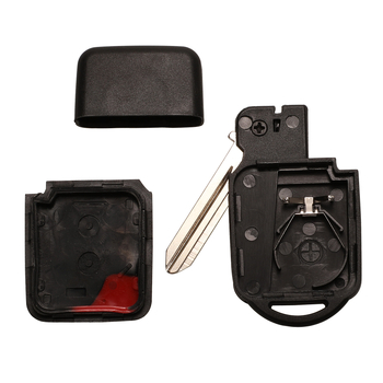 Nissan dviejų mygtukų išmaniojo rakto korpusas su vario peiliu, ABS korpusas, 31 g