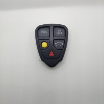 Volvo nuotolinio rakto korpusas C30, C70, S40, S60, S80, XC90, V60 modeliams — ABS medžiaga, korpusas iš gumos, modelis 0003, svoris 10 g, personalizavimas prieinamas