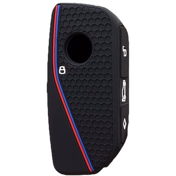 BMW silikono raktų dėklas – suderinamas su 7 serijos modeliais 735Li/740Li/X7/i7/X1, iXXM raktų komplektas, madingas stilius, pritaikymas