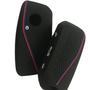 BMW silikono raktų dėklas – suderinamas su 7 serijos modeliais 735Li/740Li/X7/i7/X1, iXXM raktų komplektas, madingas stilius, pritaikymas