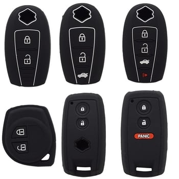 Silikono nuotolinio rakto dėklas Suzuki Swift/SX4 – skirtas automobiliams, 15 g, 10 metų tarnavimo laikas, logotipo pritaikymas