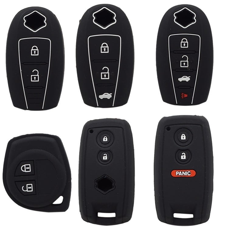 Silikono nuotolinio rakto dėklas Suzuki Swift/SX4 – skirtas automobiliams, 15 g, 10 metų tarnavimo laikas, logotipo pritaikymas