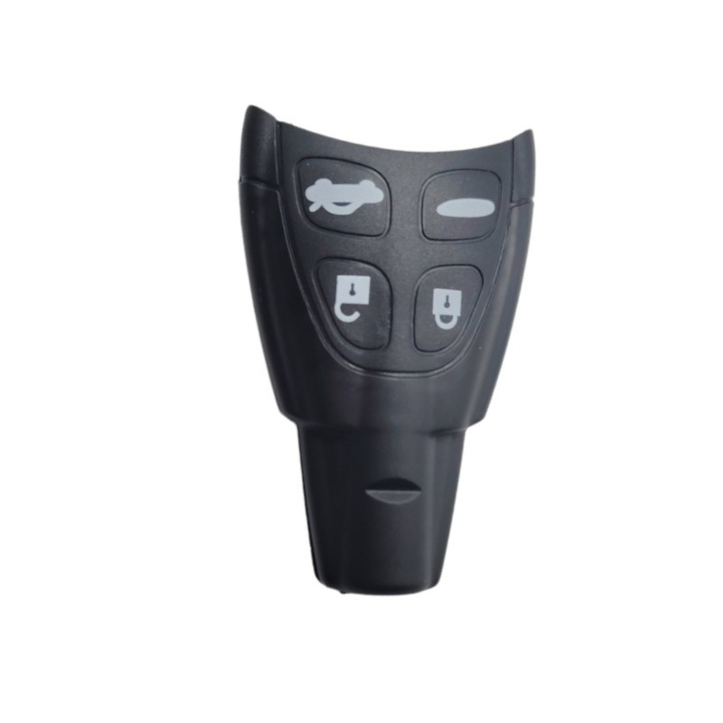 Saab 9-2/9-3/9-5 keičiamo raktų korpuso, ABS+varis, 4 mygtukų dizainas, vario klavišo ašmenys