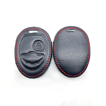 Δερμάτινη θήκη κλειδιού για BMW Mini Cooper R50/R53 (2002–2005), επίπεδο κλειδί, δέρμα αγελάδας