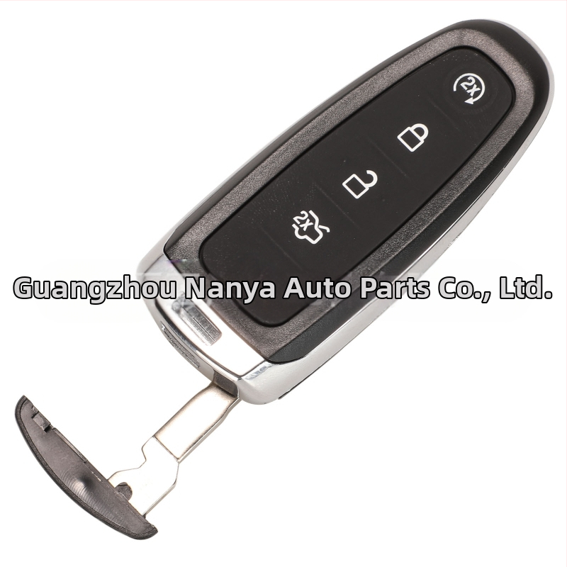 Ford 5 mygtukų raktų korpuso keitimas – plastikinis korpusas, raktų mentės medžiaga: varis + plastikas, svoris 29 g