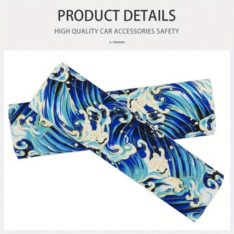 Μαξιλαράκια ζώνης ασφαλείας - ιαπωνικού στιλ καμβάς, 65 g