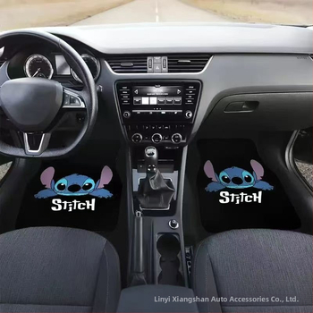 Vanilla Mountain zomšos kilimėliai automobiliui su logotipu, universalus tvirtinimas