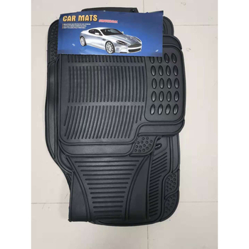 Automobilio kilimėlių komplektas, 3 vnt., PVC vandeniui atsparus ir neslidus, universalus visoms keturioms sezonoms; spausdintas logotipas; HF-5879; pritaikymas ir privatūs ženklinimo licencijavimas galimas