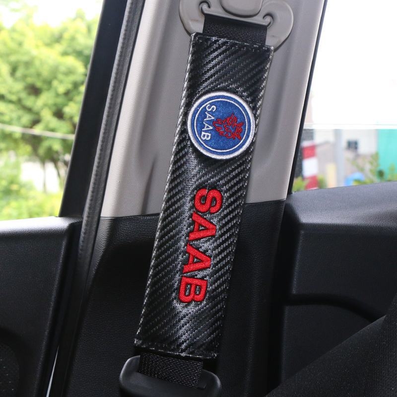 Διακοσμητικό μαξιλαράκι ζώνης αυτοκινήτου με καρτούν λογότυπο αυτοκινήτου, προστατευτικό κάλυμμα από ανθρακονήματα, διακοσμητικό αξεσουάρ, 70 g, με δυνατότητα προσαρμογής, Subei