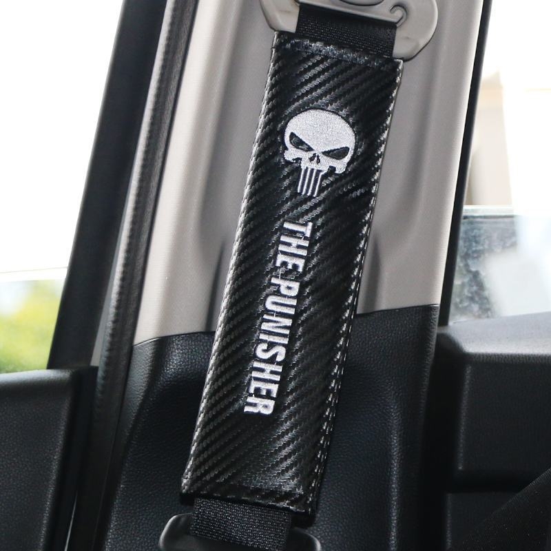 Διακοσμητικό μαξιλαράκι ζώνης αυτοκινήτου με καρτούν λογότυπο αυτοκινήτου, προστατευτικό κάλυμμα από ανθρακονήματα, διακοσμητικό αξεσουάρ, 70 g, με δυνατότητα προσαρμογής, Subei