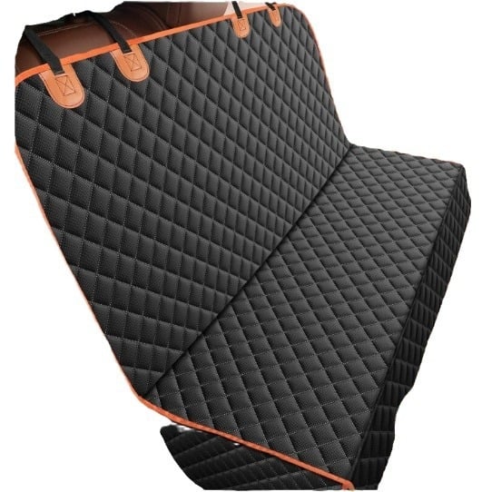 Šunų automobilių sėdynės pagalvė – audinys, skirta galinei sėdynei