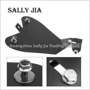 Основа за седло Harley Cruiser с пружинено кожено седло, едноместна седална подложка, модел 01