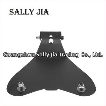 Основа за седло Harley Cruiser с пружинено кожено седло, едноместна седална подложка, модел 01