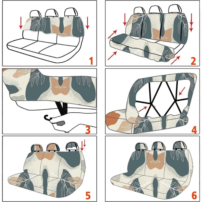 Universali automobilio priekinių sėdynių užvalkalų rinkinys, audinys, prekė aimaao, svoris 0,75 kg, apdorojimas ir pritaikymas galimi