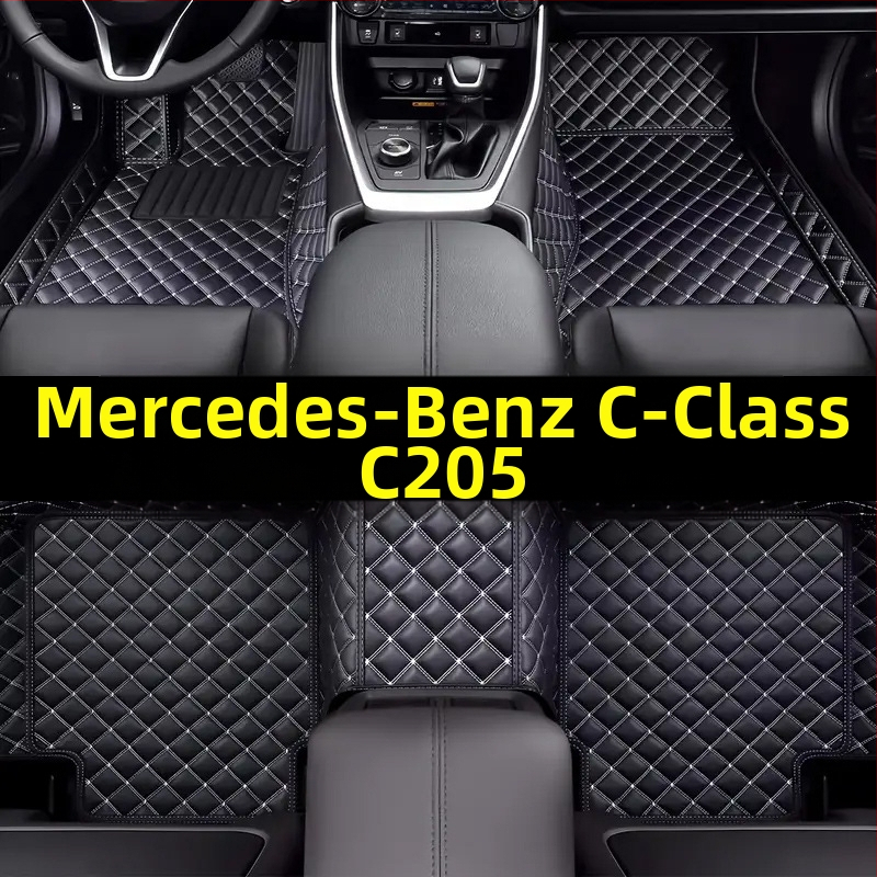 Dasheng кожени автомобилни стелки за Mercedes-Benz C205, персонализирани