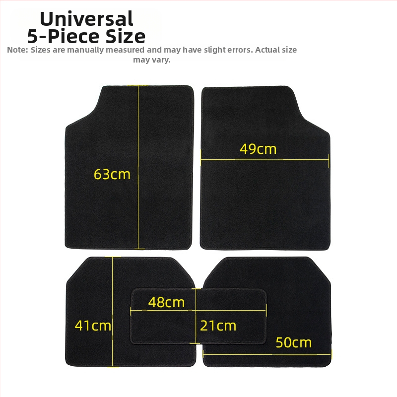 Автомобилни подови постелки - 5 части, PVC противохлъзгащи, съвместими с общи модели, печатано лого, персонализирана обработка