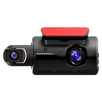 Автомобилен видеорегистратор с предна и задна тройна камера, 1080p, 140°