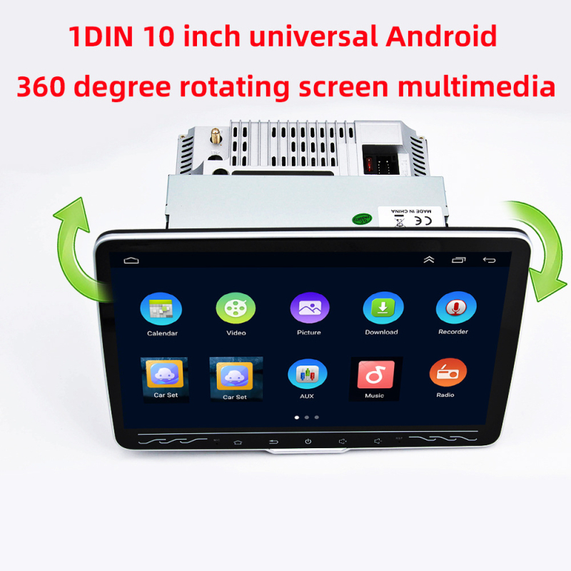 Android auto navigācijas sistēma, universāla 360° rotējoša vienība, 4x45W, DC12V, ABS+ alumīnija korpuss, IPS/TN displejs