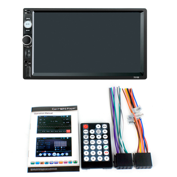 Automobiļa MP5 atskaņotājs ar LCD ekrānu, modelis 7010b, MiniSD karte, atbalsta līdz 32GB, video formāti AVI/MP4/FLV