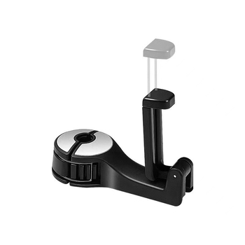 Univerzális hátsó fejtámla kampó csipesszel rögzíthető szerelvénnyel és telefon-tartóval