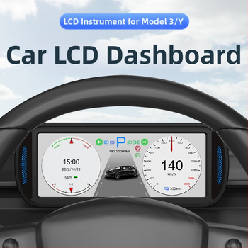 Tesla HUD rodmenų ekranas prietaisų skydeliui Model 3/Y (Modelis: T10; Suderinamas su: Model 3/Y; Valdymo režimas: Rankinis; Maitinimas: USB; Svoris: 450 g)