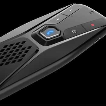 Auto saules aizsargs Bluetooth MP3 atskaņotājs LX-BTC114 ar FM, Bluetooth, mono displeju, 12–24V barošana