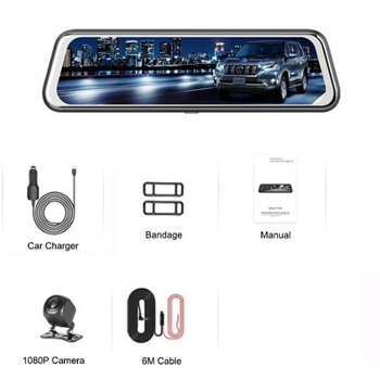 Κάμερα καταγραφής αυτοκινήτου: 1080p, μνήμη 16GB, φωτογραφίες 1MP, λειτουργία βίντεο πριν και μετά